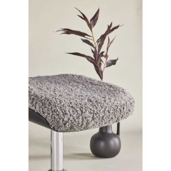 Nojatuoli jalkarahilla - Harmaa - Hagön + Huonekalujen tahranpoistoaine Nojatuoli jalkarahilla - Harmaa - Hagön + Huonekalujen tahranpoistoaine