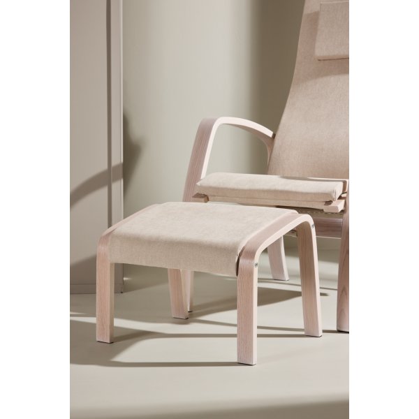 Grötö lepotuoli - Beige/Whitewash Grötö lepotuoli - Beige/Whitewash