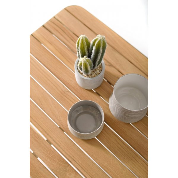 Portals lounge ryhmä 2 - Valkoinen/tiikki Portals lounge ryhmä 2 - Valkoinen/tiikki