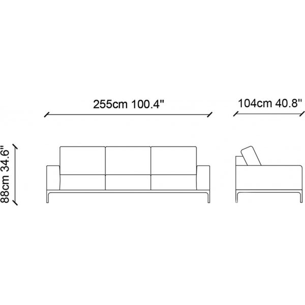 Sohva Secret - 255 cm