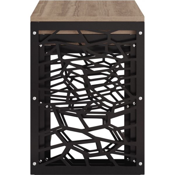 Jnispyt 45,5 x 51 cm - Musta/phkin