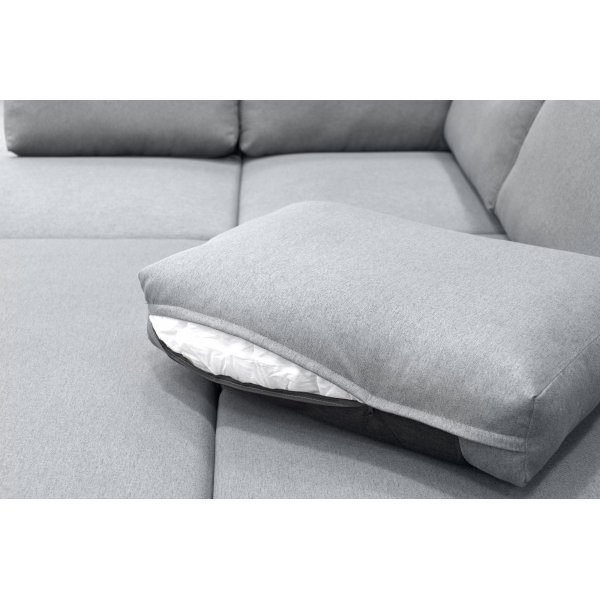 Dream vuodesohva silytyksell (kulmasohva) vasen - Tummanharmaa