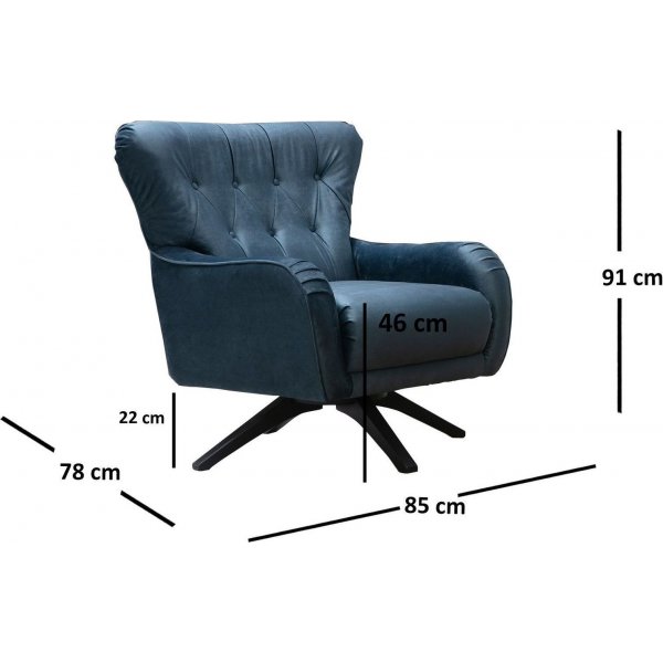 Arredo nojatuoli - laivastonsininen Arredo nojatuoli - laivastonsininen