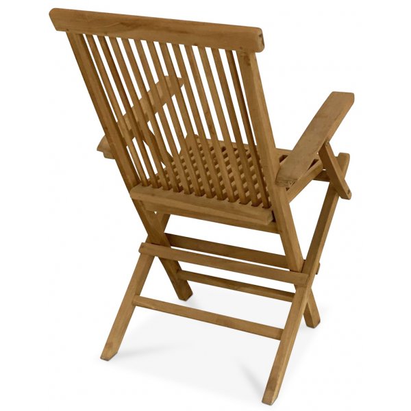 Ulkoryhmä: 6 tuolia ja ruokapöytä 210 x 90 cm tiikkiä - Saltö Ulkoryhmä: 6 tuolia ja ruokapöytä 210 x 90 cm tiikkiä - Saltö