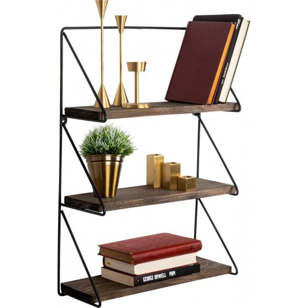 Viola seinhylly - Musta/phkin