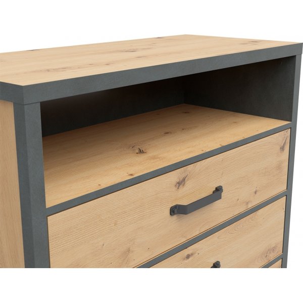 Weston lipasto 90 cm - Artisan tammi/harmaa Weston lipasto 90 cm - Artisan tammi/harmaa