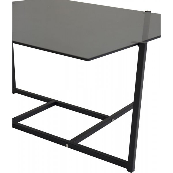 Sohvapöytä Bivo - Musta / Lasi Sohvapöytä Bivo - Musta / Lasi