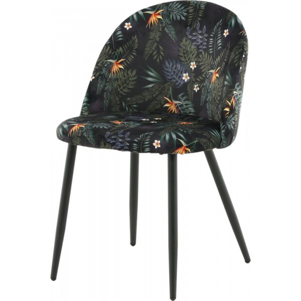 Alice ruokatuoli - musta kukka