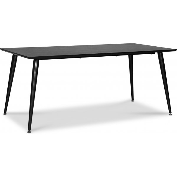 Dipp ruokapyt 180x90 cm - Mustaksi petsattu tammiviilu