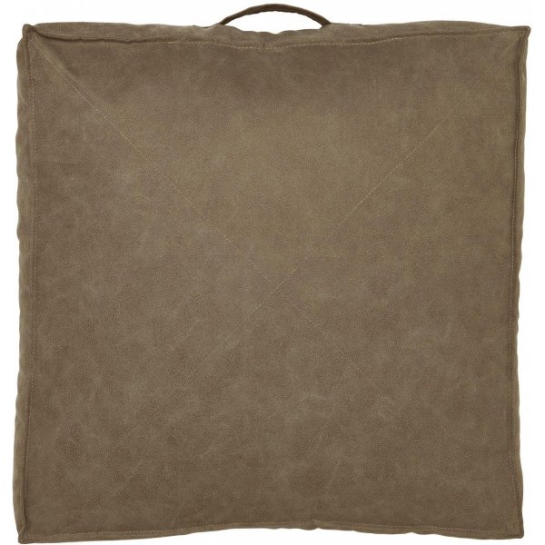 Lycke-pouf 50 x 50 x 15 cm - Vaaleanruskea