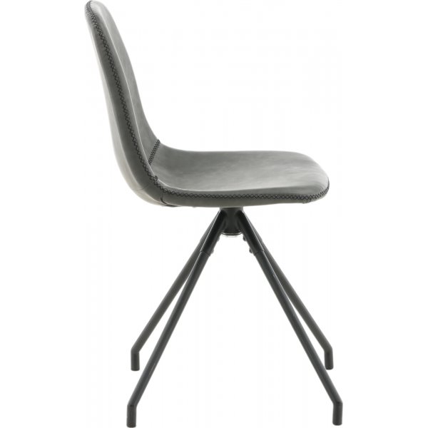 Kntyv Bridge-ruokailutuoli - musta PU