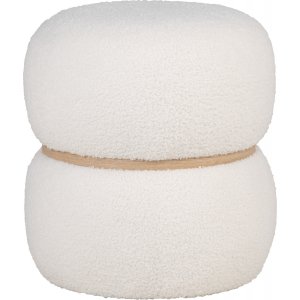 Milford pouf Valkoinen boucle