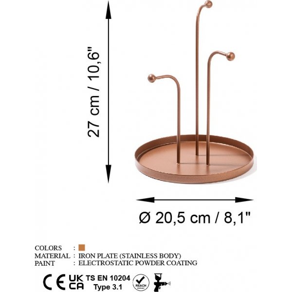 Leros koriste-astia - kupari Leros koriste-astia - kupari