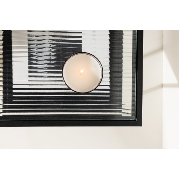 Sao Paulo sivup�yt� 40 x 40 cm - Musta