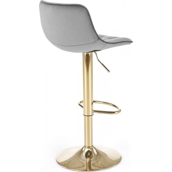 Baarijakkara harmaa sametti kultainen jalka korkeussdettv