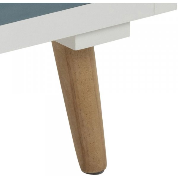 Thai-yöpöytä - Valkoinen/moniväri Thai-yöpöytä - Valkoinen/moniväri