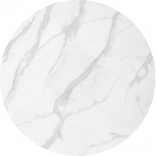 Ruokapyt, halkaisija 90 cm, marmoroitu lasi/kulta + Huonekalujen jalat