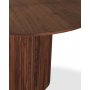 Nova ruokailuryhm, jatkettava ruokapyt 130-170 cm sis. 6 keppituolia Castor - Walnut + 4.00 x Huonekalujen jalat