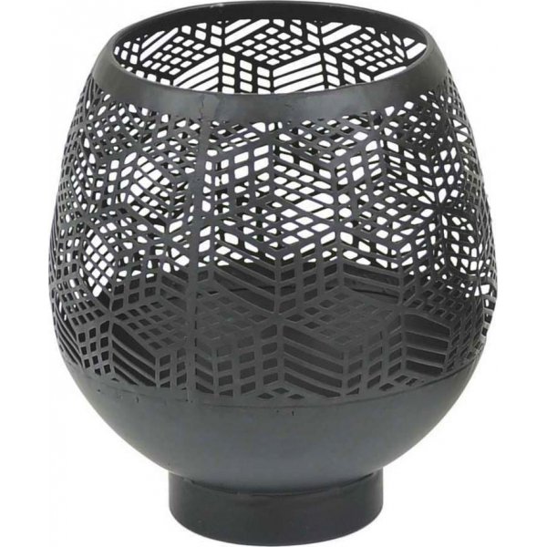 Aurinkokynttillyhty iso - musta