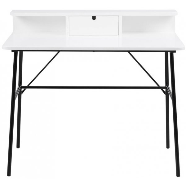 Pascal-pyt 100x55 cm - Valkoinen/musta