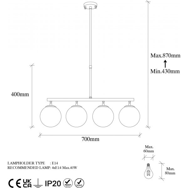 Viisattu kattovalaisin 10430 - Musta/antiikki Viisattu kattovalaisin 10430 - Musta/antiikki