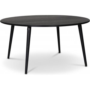 Omni pyöreä ruokapöytä mustaksi petsattua tammea Ø150 cm Omni pyöreä ruokapöytä mustaksi petsattua tammea Ø150 cm