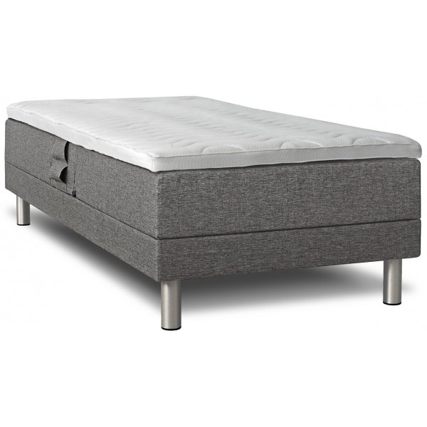 Mukavan harmaa säädettävä sänky - Mikä tahansa leveys Mukavan harmaa säädettävä sänky - Mikä tahansa leveys