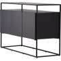 Kingsport kohopyt 120 x 45 cm - Musta