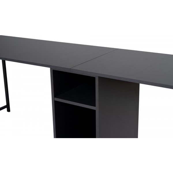Kahden hengen työpöytä - antrasiitti/musta Kahden hengen työpöytä - antrasiitti/musta