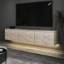 Neon-TV-taso - Travertiini