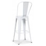 Baarituoli Industry Cayote (korkea selkänoja) - Valkoinen kiiltävä Baarituoli Industry Cayote (korkea selkänoja) - Valkoinen kiiltävä