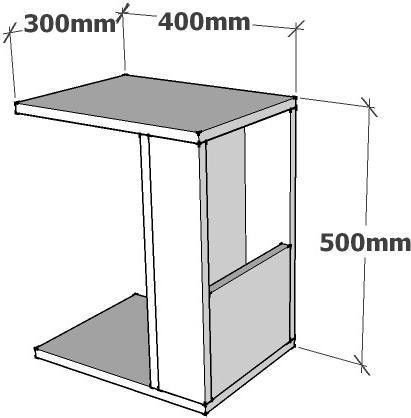 Karen sivup�yt� 30 x 40 cm - Antrasiitti