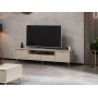 Basaalimediapenkki jaloilla - beige