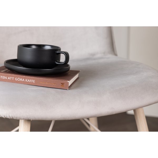 Päivittäinen ruokatuoli - harmaa/valkittu Päivittäinen ruokatuoli - harmaa/valkittu