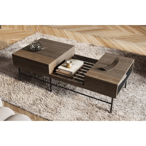 Piedmont sohvapöytä - Portland tuhka/musta Piedmont sohvapöytä - Portland tuhka/musta