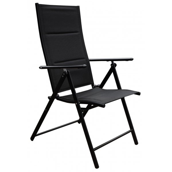 Ruokailuryhm�: 6 tuolia ja ruokap�yt� 205 x 90 cm musta/harmaa - Las Vegas/Asta