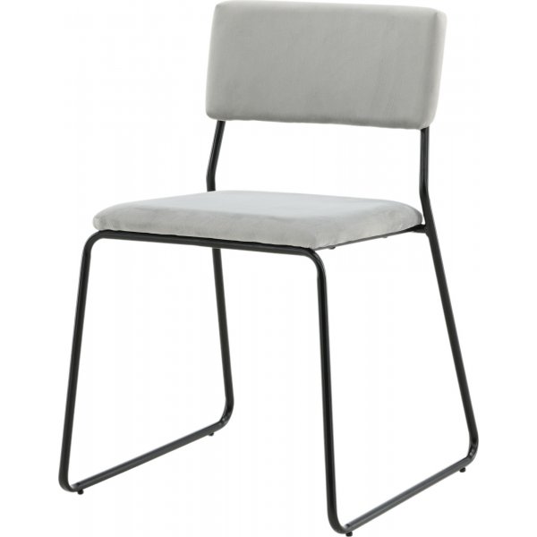 Frequency tuoli - Vaaleanharmaa sametti