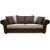 Deluxe 3-istuttava sohva tyynyill - ruskea/beige/vintage + Huonekalujen tahranpoistoaine