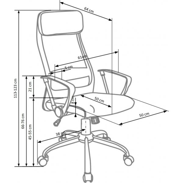 Cazandra tytuoli mustana ja harmaana