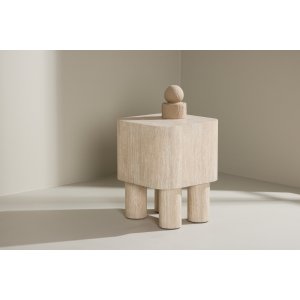 Klirou sivupöytä 40x40 - beige Klirou sivupöytä 40x40 - beige