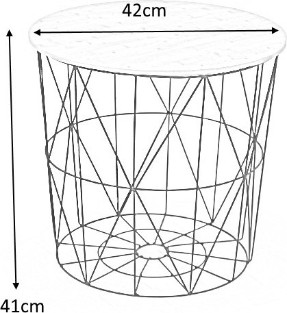 Roseanne lamppupöytä - Harmaa / musta Roseanne lamppupöytä - Harmaa / musta