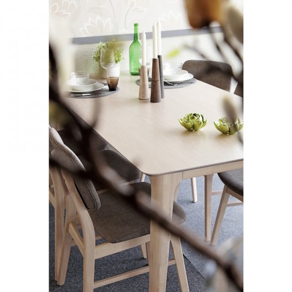 Malte-ruokatuoli - Whitewash