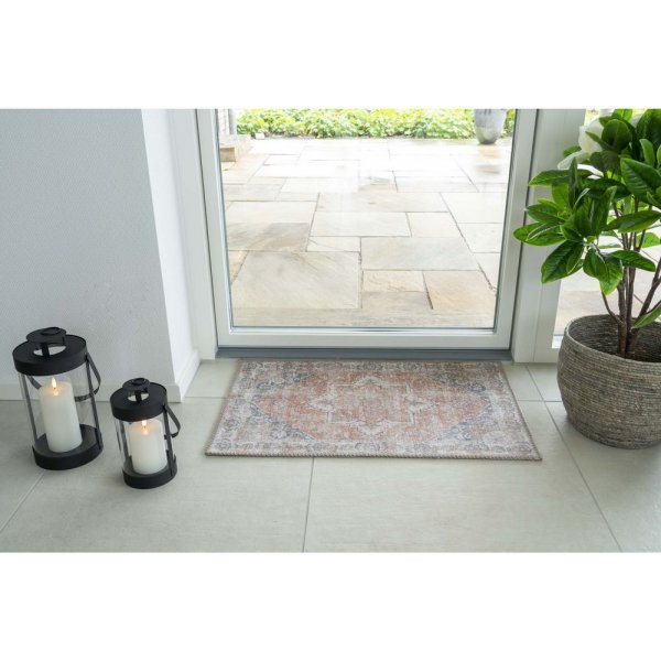 Havana Ovimatto - Sininen/oranssi - 50x80