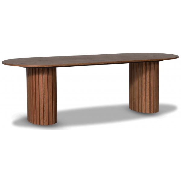 PiPi soikea ruokapöytä 240 cm - pähkinä PiPi soikea ruokapöytä 240 cm - pähkinä