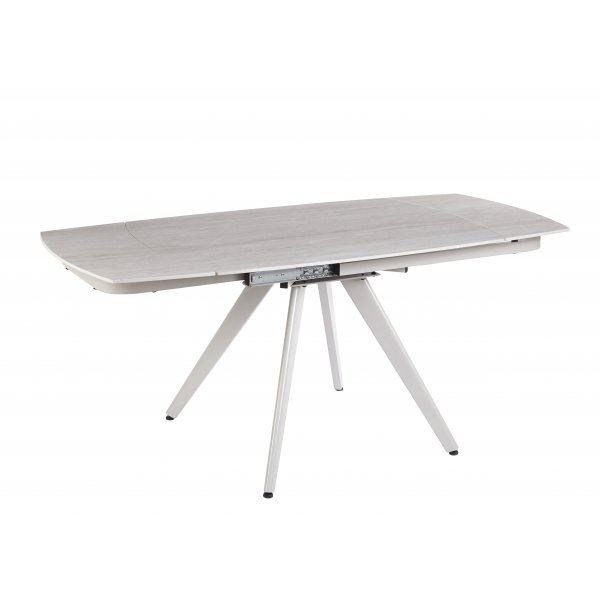 Saturnus-ruokapöytä, jatkettava 120-180 cm - beige travertiini Saturnus-ruokapöytä, jatkettava 120-180 cm - beige travertiini