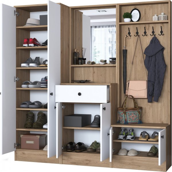 Muodikkaat aulakalusteet 180 cm - Phkin/valkoinen