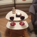 Asiakaskuva Pinottava pöytä Sadie - Valkoinen/tammi