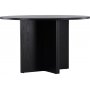 Strada ruokapyt 120-170 x 120 cm - Musta