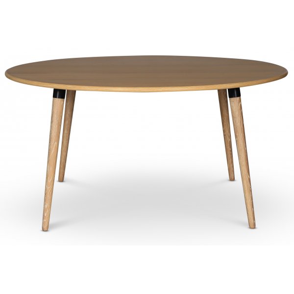 Ruokapyt 180 cm valkoiseksi maalattu - Omni