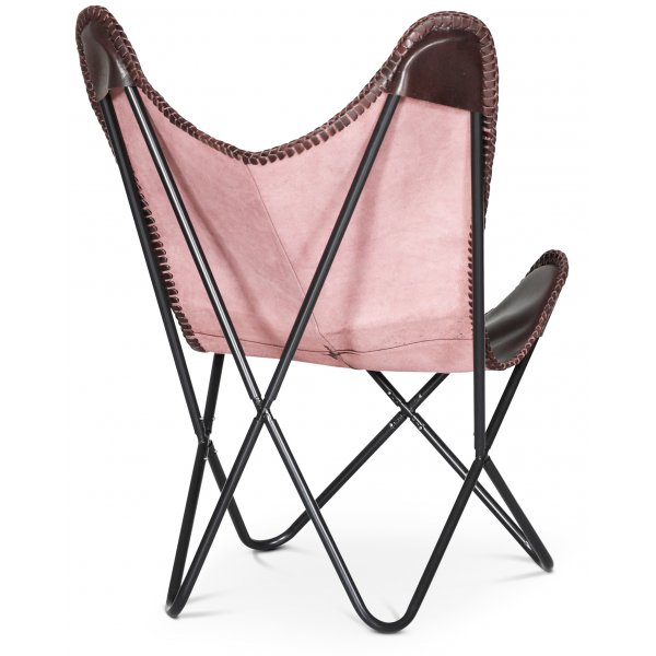 Lepakkotuoli Baltimore - Aito ruskeaa nahkaa